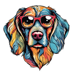 Obraz premium head of a dog
