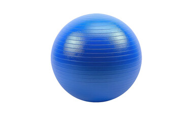 Fototapeta na wymiar Navy Gym Ball , Blue Exercise Ball isolated on Transparent background.