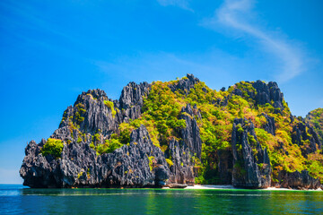 Mountain cliff at El Nido, Philippines