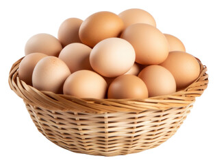 PNG  Basket egg food white background.