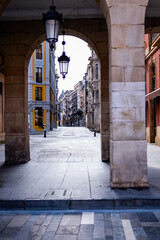 Iconic arch offers glimpse of Gijón's cultural legacy in its old town.
