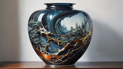 Artistic Elegance: A Symphony of Vases and Blossoms