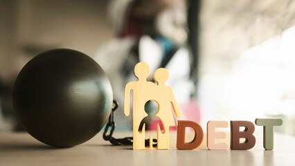 The family model along with the letters debt along with the prisoner's pendulum is the concept of the ever-rising household debt burden that is an obstacle to economic development.