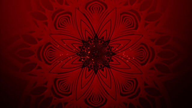 Modern and creative mandala design background, luxury wedding invitation animation with colorful mandala, Creative modern mandala design with rotation animation