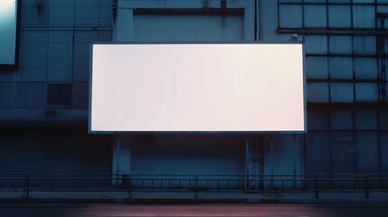 Blank billboard mockup ready for new ad in Brazil : Generative AI