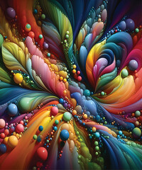 Fluid Organic Bubbles