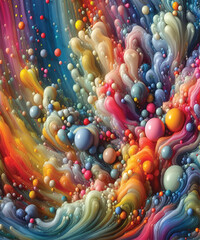 Fluid Organic Bubbles