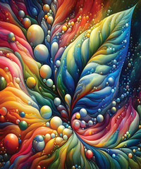 Fluid Organic Bubbles