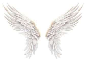 Obraz premium PNG Angel bird wing transparent background