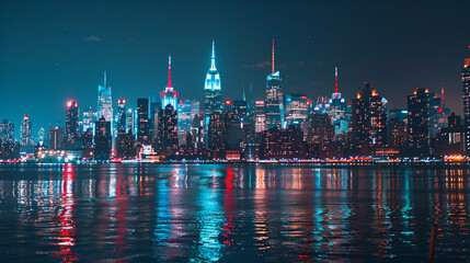 New york city by night perfect view of newyork
