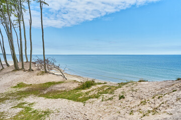 Balitc sea landscape. View from dune on sea.    - 787401785