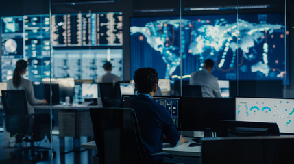 vigilance, cybersecurity, operations, center, SOC, analysts, monitoring, network, traffic, investigating, security, incidents, responding, threats, real-time, protection, defense, surveillance, detect