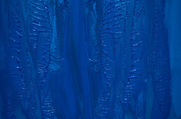 blue background paint strokes