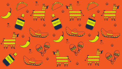 Mexican Party Pattern