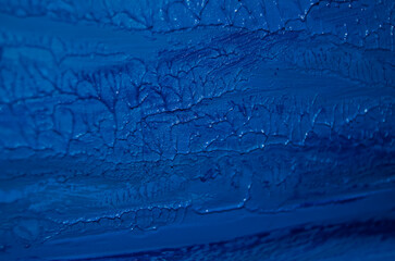 blue background paint strokes
