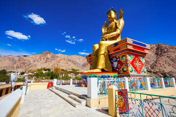 Maitreya Buddha statue at Likir Monastery