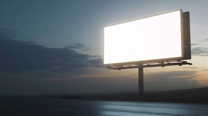 Fototapeta premium billboard mockup : Generative AI