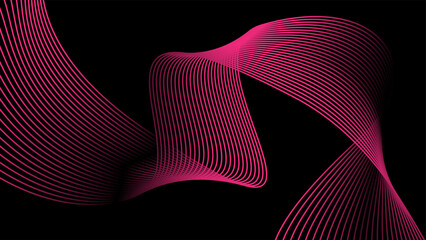 modern minimalist line wave abstract background