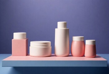 set of cosmetic products