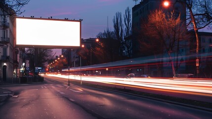 Billboard in the Garibaldi District in Milan : Generative AI