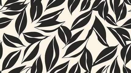 Simplistic leaf pattern