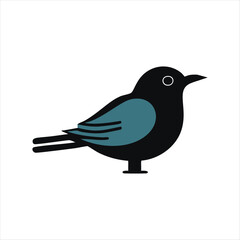 bird silhouettes on a white background. Vector illustration. isolated bird flying. tattoo design. Vector elements for design