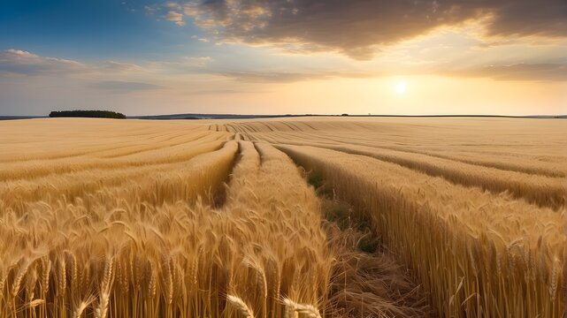 Start with a high-resolution image of a wheat field. You can find such images on stock photo websites or take your own photograph if possible. Ensure that the image has good lighting and a clear view 