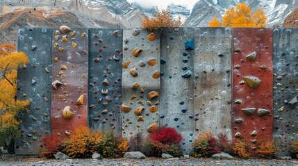climbing, ascent, summit, peak, rock, wall, route, rope, harness, carabiner, belay, rappel, grip, technique, skill, strength, endurance, agility, flexibility, balance, challenge, adventure, outdoor