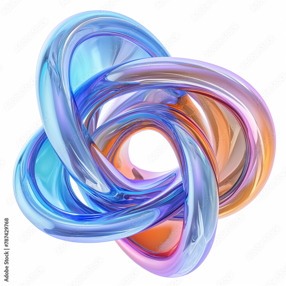 Poster fluid round 3d shape of liquid splash of holographic glass in motion. iridescent liquid sphere.