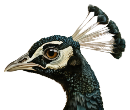 PNG Oil painting of a close up on pale peacock drawing animal bird.