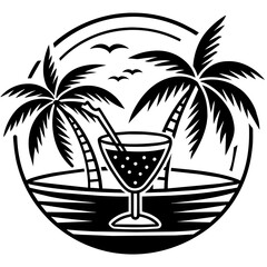 cocktail on the beach