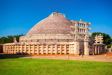 The Great Stupa at Sanchi, India