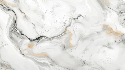 white marble texture with gold details background