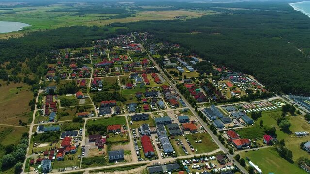 Beautiful Landscape Rowy Piekny Krajobraz Aerial View Poland