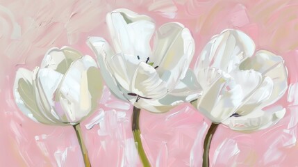 flowers background painting.