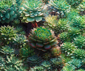Abstract background with beautiful echeveria. Background and textures.
