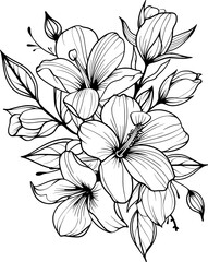 Coloring Book Page for Adults, Zen Coloring Book with Multiple Lines and Mandalas