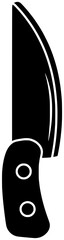 kitchen illustration equipment silhouette knife logo cooking icon food outline spoon utensil fork tool home cook black kitchenware restaurant shape plate chef household for vector graphic background