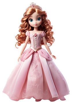 PNG  Princess doll figurine cute toy. 