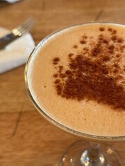 Espresso martini alcoholic drink
