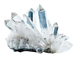 PNG Clear quartz crystal transportation aircraft airplane.