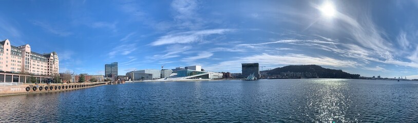 Fototapeta premium Skyline of Oslo, Norway 