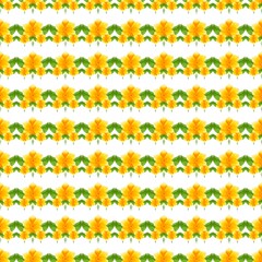 Pattern flower and cactus pattern