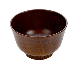 Empty wooden bowl transparent png