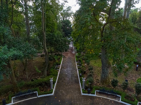 Vista del parque "Los Berros", Xalapa, Veracruz. Septiembre 27 de 2024