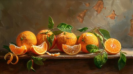 Fragrance of oranges - obrazy, fototapety, plakaty
