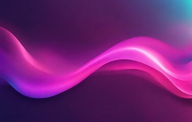 Abstract Neon Background Featuring 3d Shades Of Pink Violet And Blue

