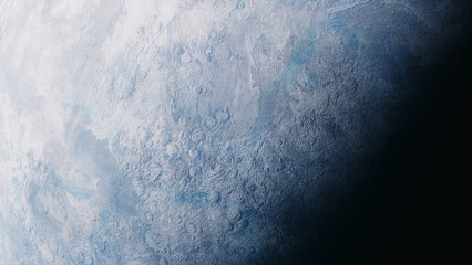 The texture of the planet. Universe and planet. 3D-Rendering.
