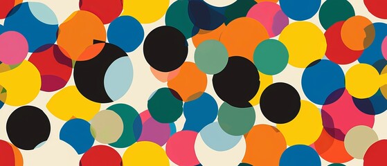 Simplistic colorful pattern