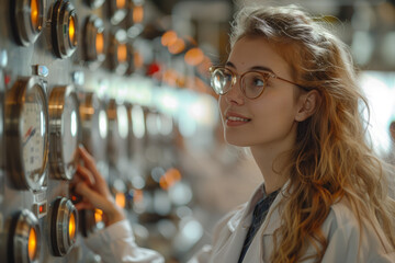 Investing in nuclear education and training to build a skilled workforce for the atomic energy sector. Concept of human capital development. Generative Ai.